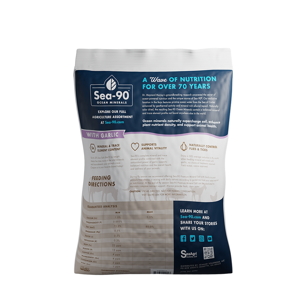 Sea-90 Premium Mineral Salt with Garlic